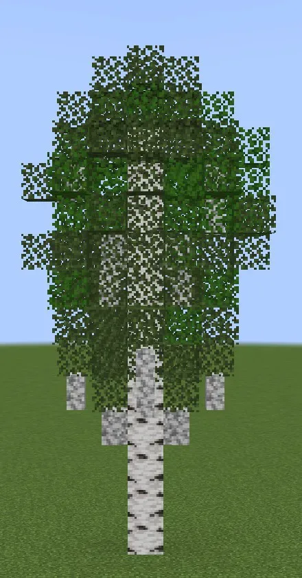 Small Custom Birch Tree