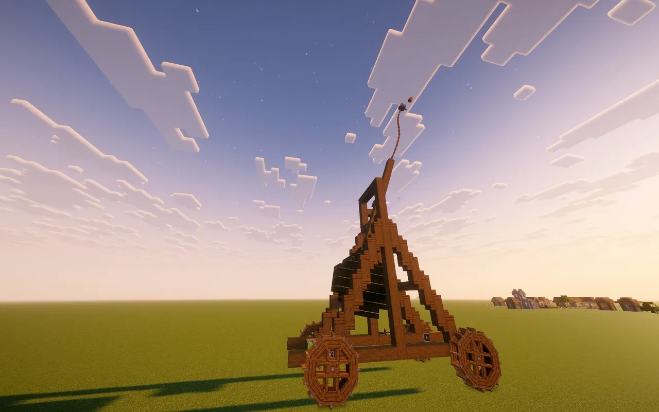 Medieval Trebuchet Siege Weapon