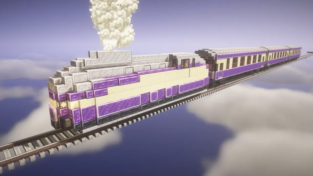 Tren de vapor lujoso