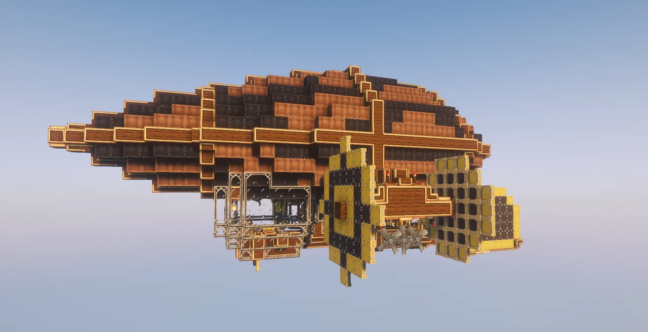 Flight-focused Brass Airship (Survival Friendly)