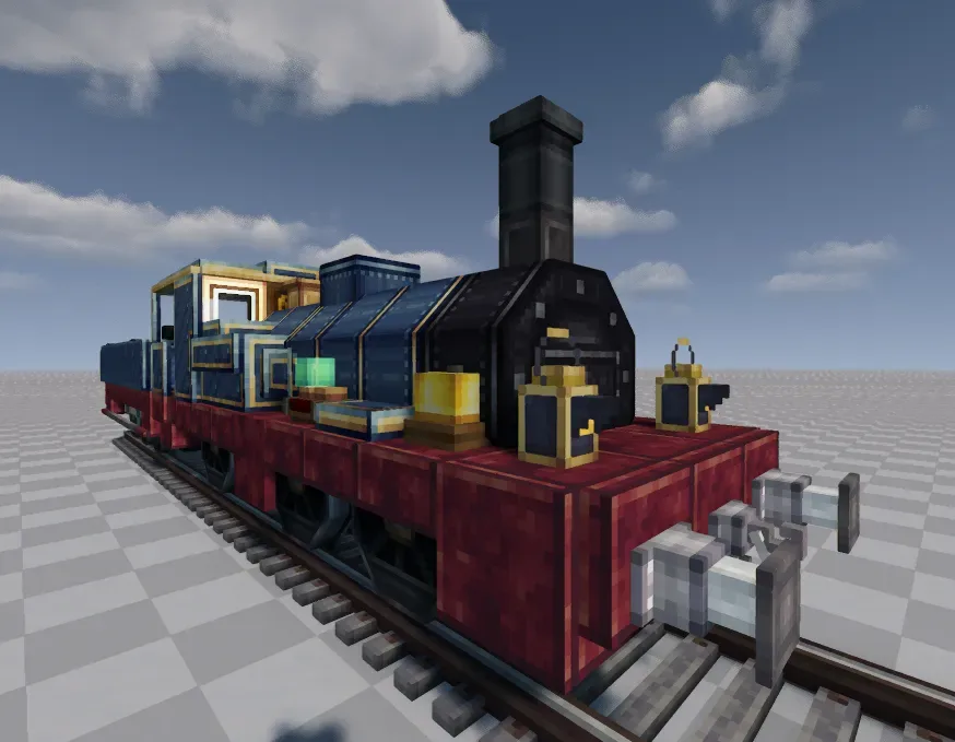 Caledonian Railway Custom Steam Locomotive Blue
