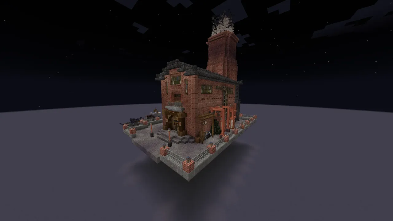 factory shop with andesite farm