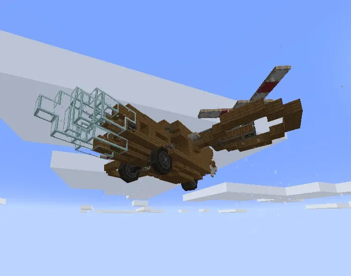 Simple Hovercopter (AERONAUTICS ONLY) (SURVIVAL FRIENDLY)