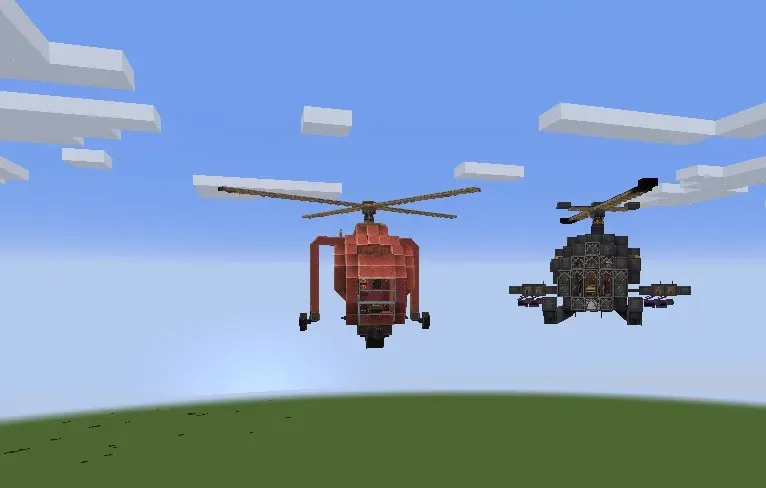 two helis heavy + atack