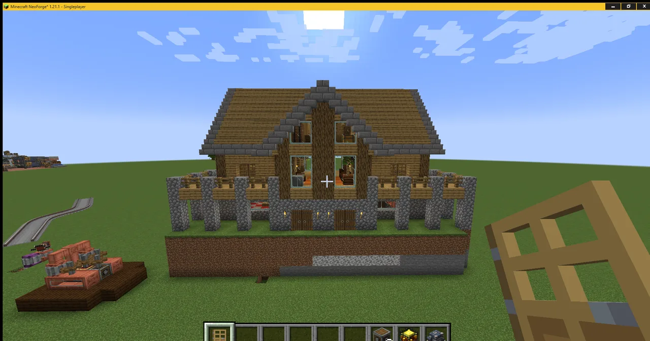 The Create'd Version of the official Mojang House