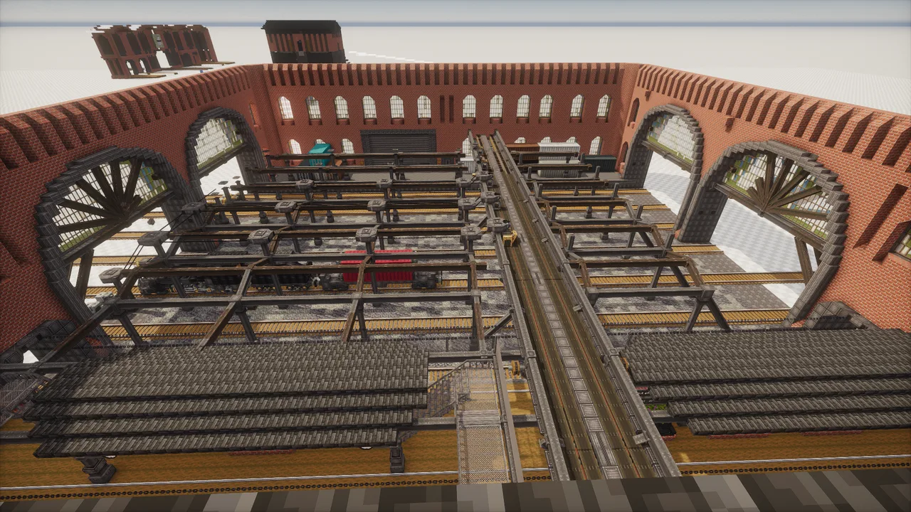 A German Styled Trainstation