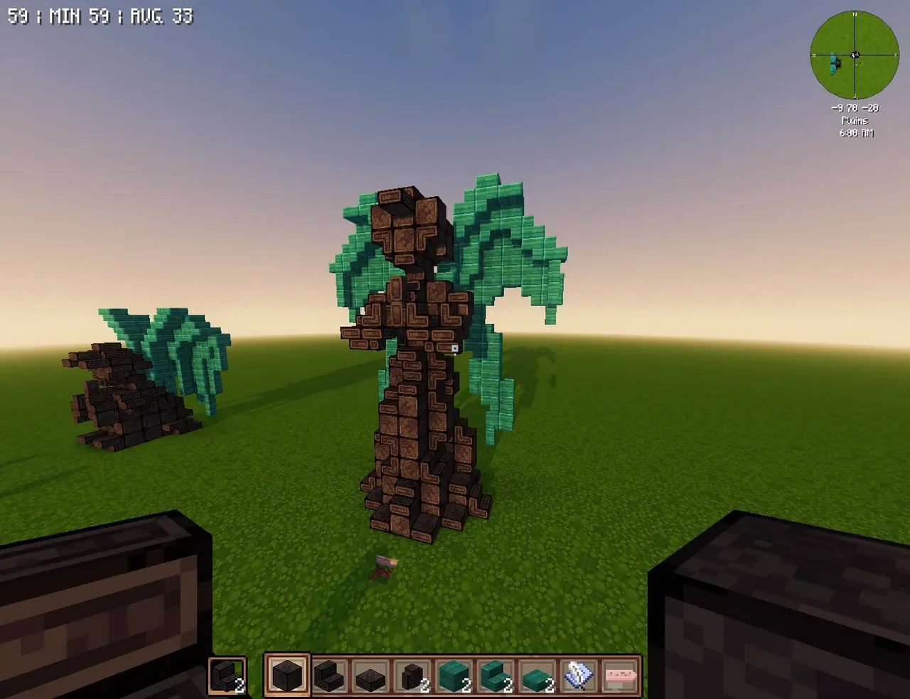 Standing angel statue by @Megrae