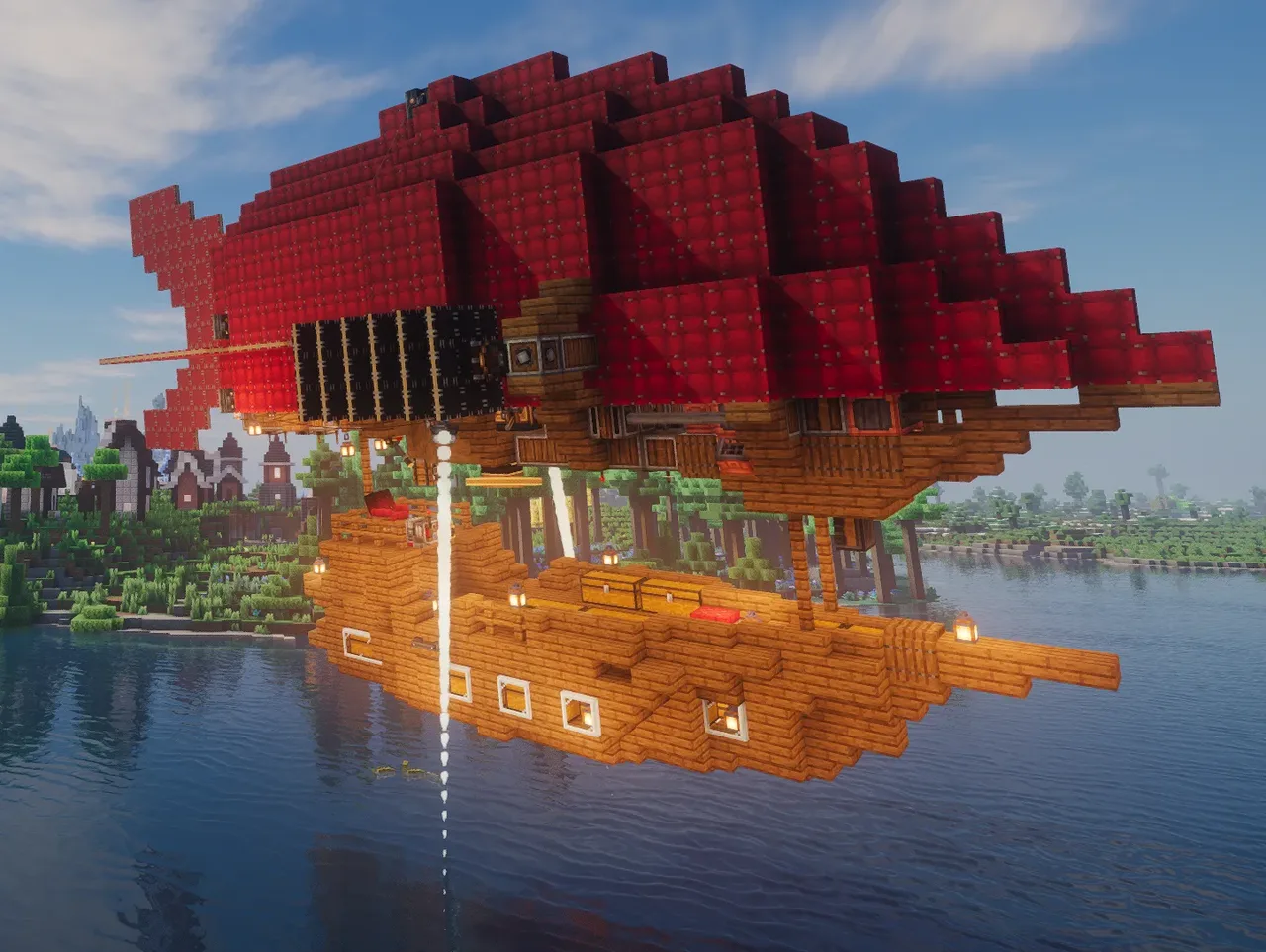 Fast small airship (reactive)