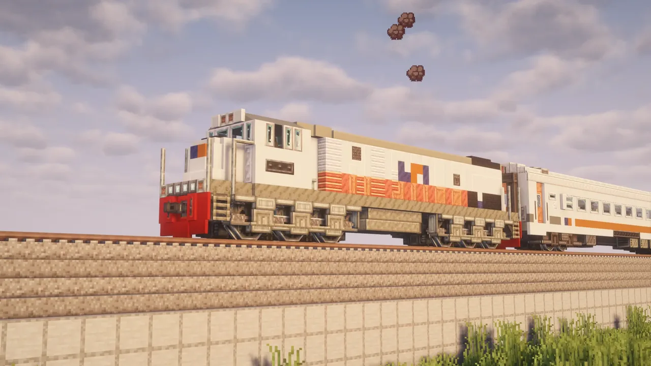 GE U18C (CC201) Indonesian Diesel-Electric Locomotive