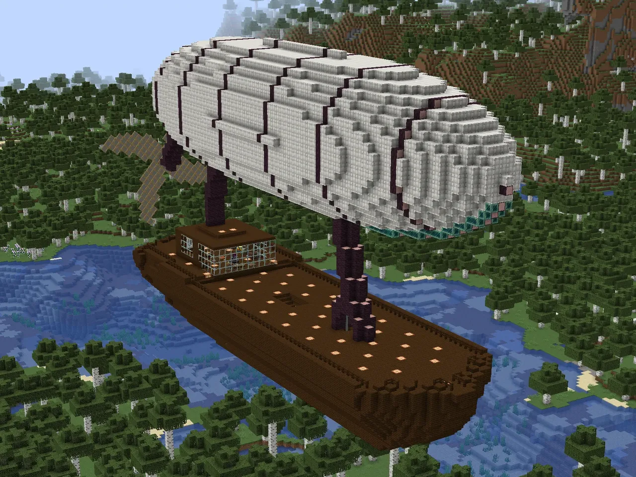 Airship+automatic navigation