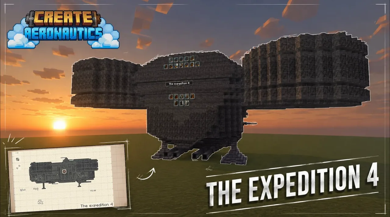 The expedition 4 the quadcopter flying base submarine / survival friendly in create aeronautics