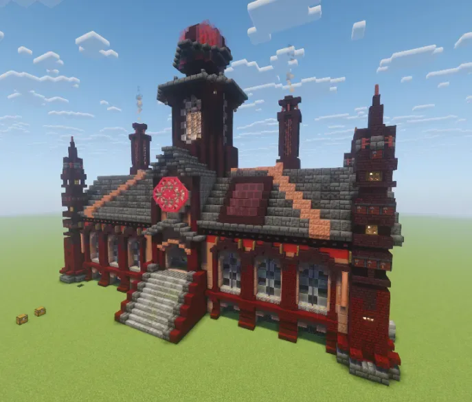 fantasy steampunk factory