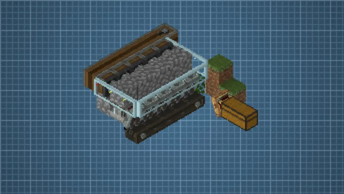 Not optimized iron farm