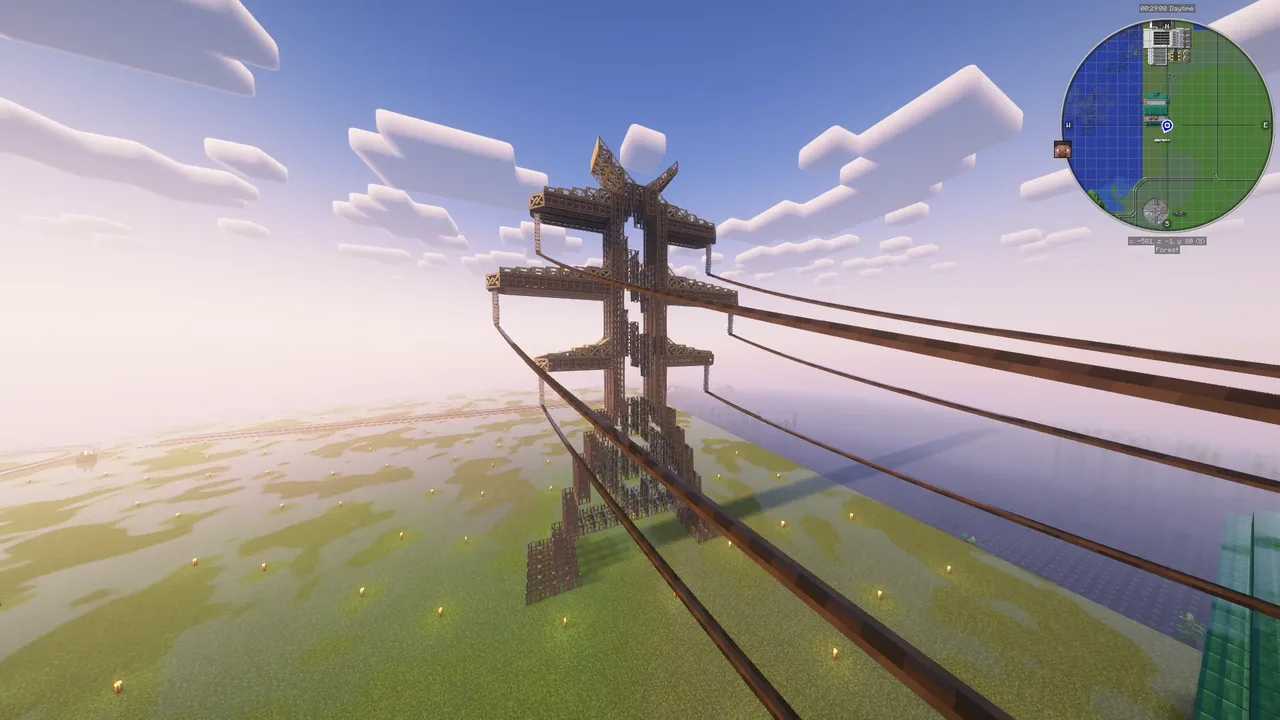real life scale electric pole