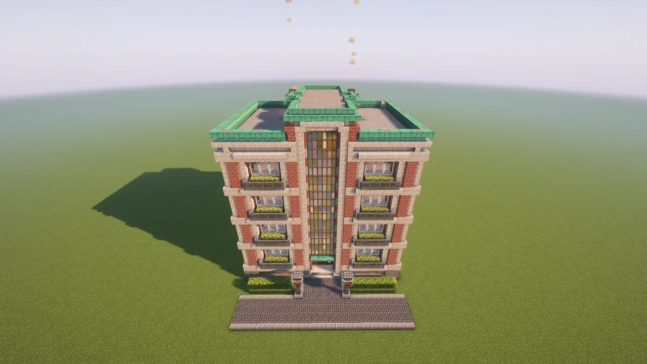 Apartment house (flat roof version)