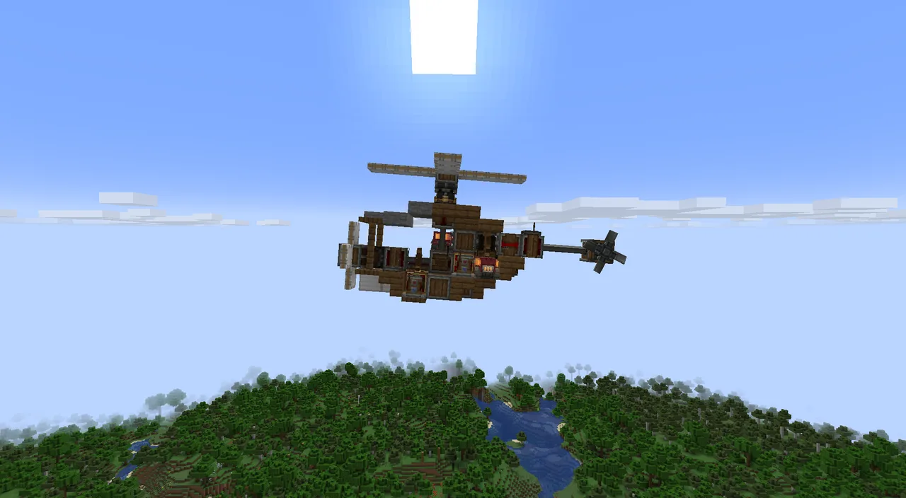 Small aeronautics helicopter
