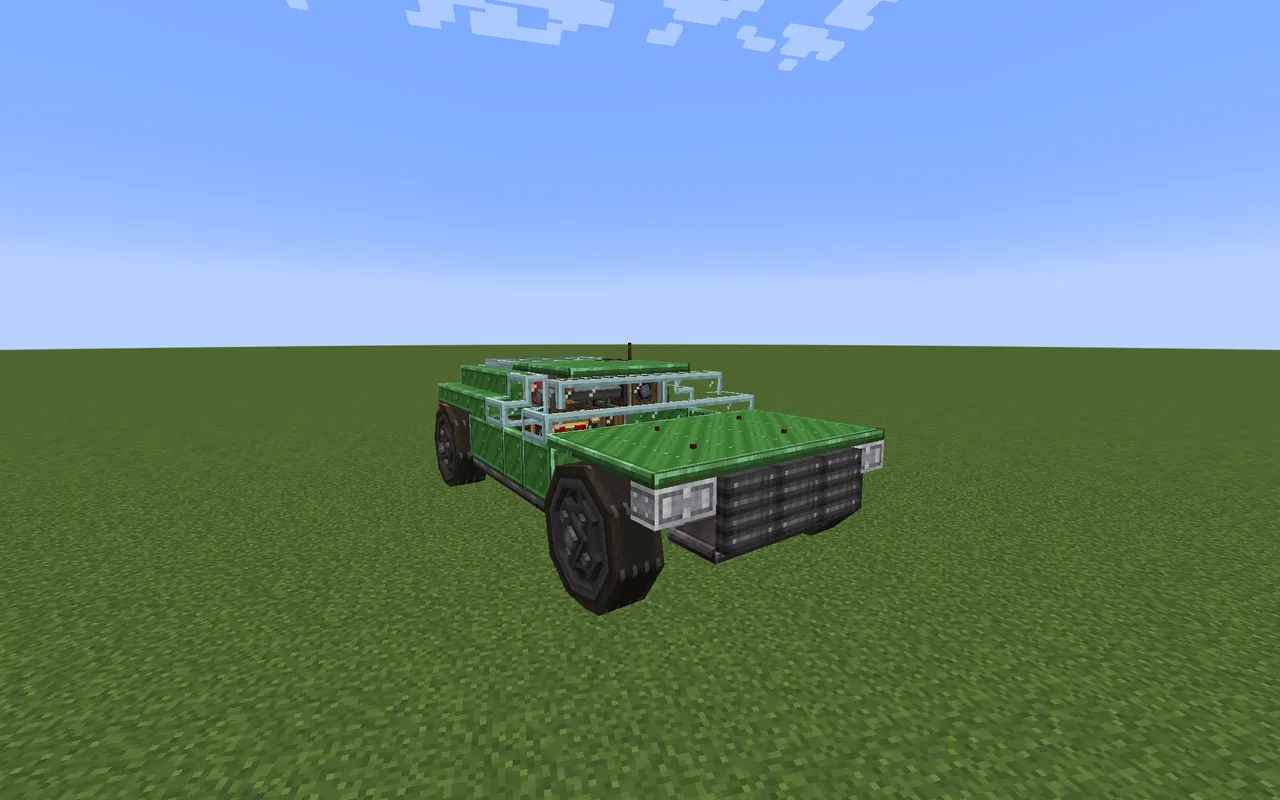 Green car